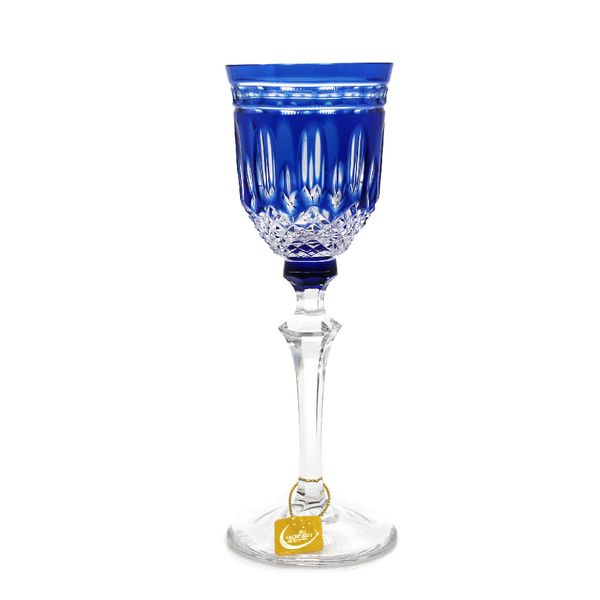 Taça licor cristal azul Royal 13cm 80ml Mozart