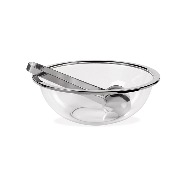 Saladeira Milan inox com pegador inox Riva