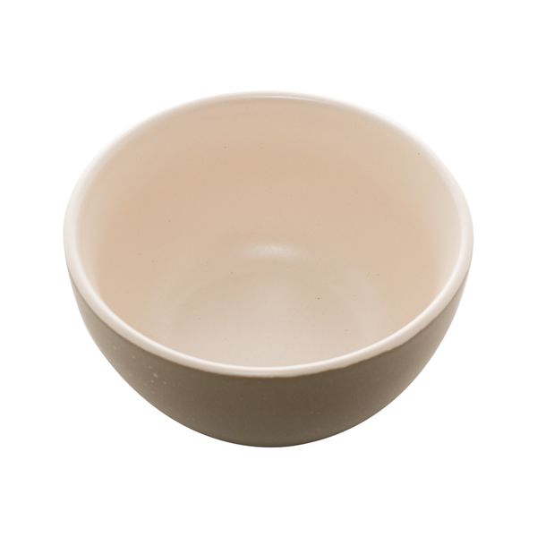 Jogo 2 bowls cerâmica cinza 10x5cm Bon Gourmet