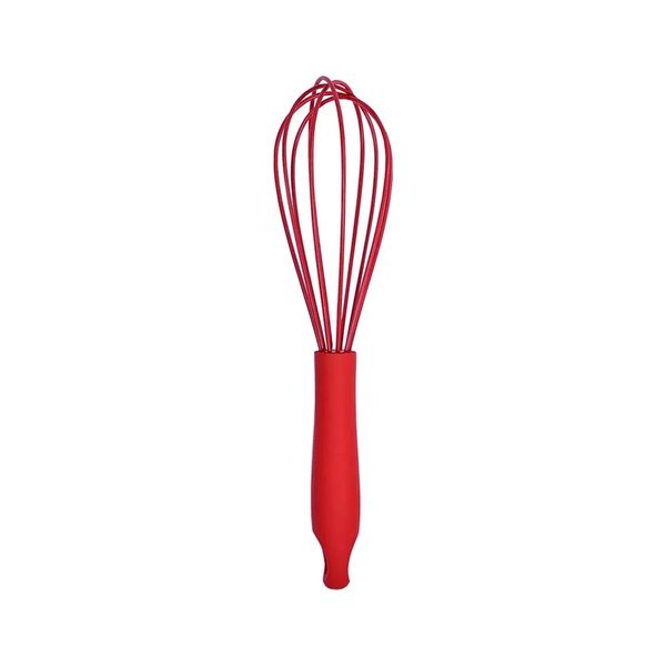 Colher batedor silicone vermelho 26,5cm Kitchen
