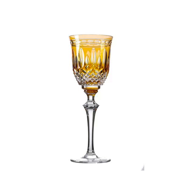 Taça vinho tinto âmbar cristal 23,7cm 250ml Mozart
