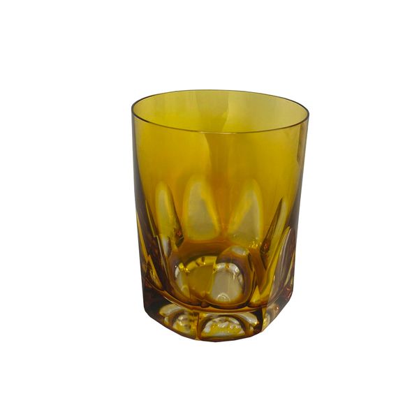 Copo On The Rocks cristal âmbar 7,5x10cm 300ml Mozart