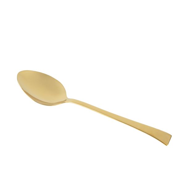 Colher inox servir Berna dourado 26cm Wolff