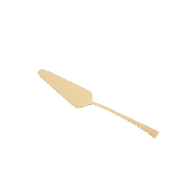 Espátula inox servir Berna dourado 23cm Wolff