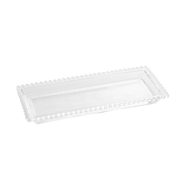 Travessa cristal Pearl 30x13x3cm Wolff