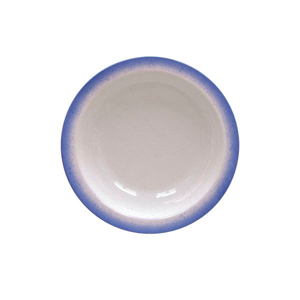 Prato fundo rustico 22cm azul Hs porcelana Tramontina