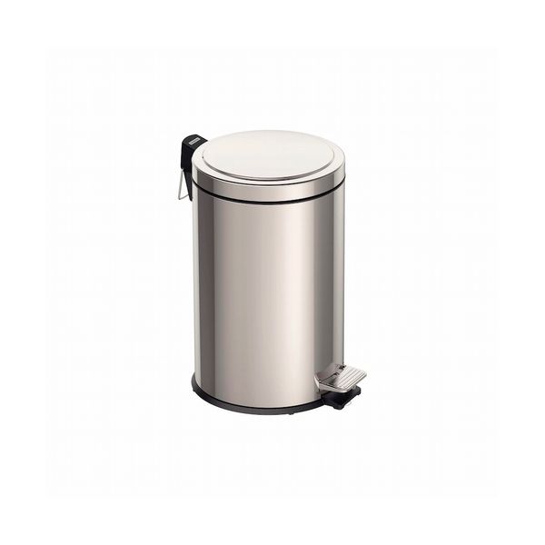 Lixeira aço inox com pedal 12 litros 31x25x41cm Tramontina