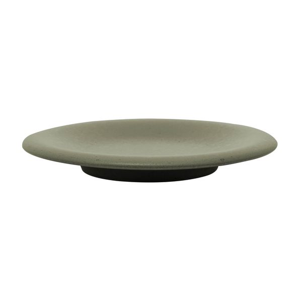 Prato sobremesa cerâmica Mist verde matte 22cm Wolff