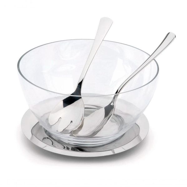 Saladeira Andrea premium com talheres 19x10cm Forma