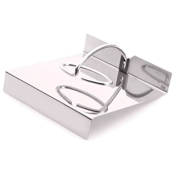 Porta guardanapo inox Gloss médio 13x12,5cm Forma