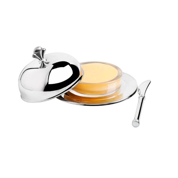 Manteigueira redonda Argento 14cm Brinox