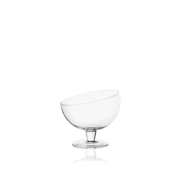 Taça Diagonal lisa vidro 1,83 litros 19x19cm Luvidarte