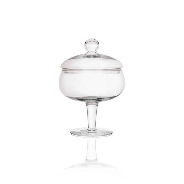Bomboniere vidro 800ml 15x22cm Luvidarte