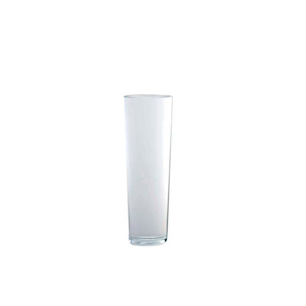 Vaso liso vidro 17,5x45cm Luvidarte