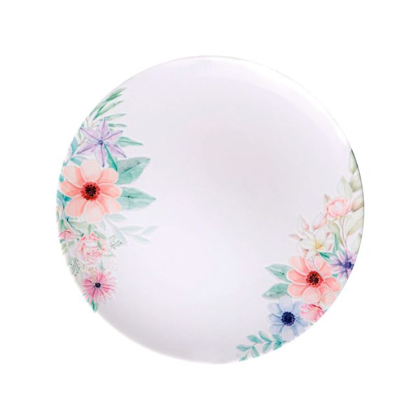 Prato raso Floratta decorado 28cm Tramontina