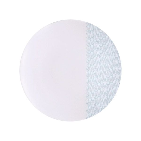 Prato sobremesa Aquarius decorado 21cm porcelana Tramontina