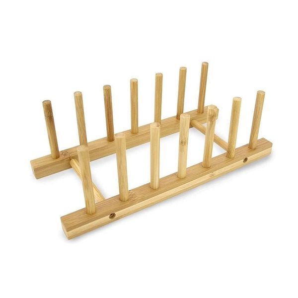 Suporte e escorredor banbu Ecokitchen 29x12x10cm Mimo Style