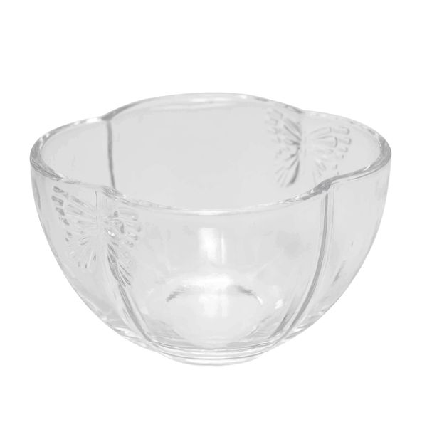 Jogo de bowls vidro Butterfly 4 peças 11x11x6.5cm Wolff