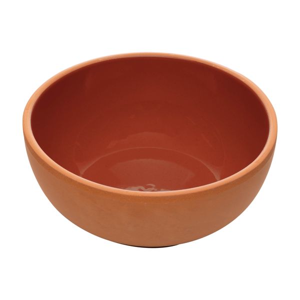 Bowl Maia em cerâmica terracota 20x20x8,5cm Wolff